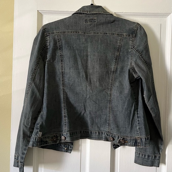 Vintage Max Studio Stretchy Denim Jacket, Medium - Picture 2 of 16